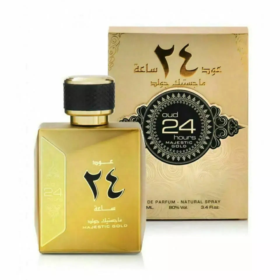 Oud 24 Hours Majestic Gold Perfume By Ard Zaafaran 100ML- FREE SHIPPING