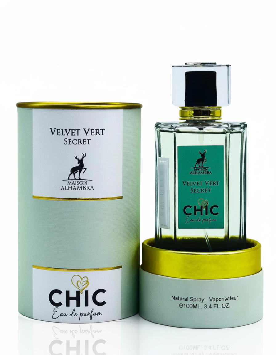 CHIC VELVET VERT SECRET by ALHAMBRA, 100ML (EDP) for Women