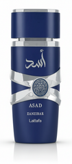 Lattafa Perfumes Asad Zanzibar 3.4 oz Eau de Parfum Spray ear in Luxurious Presentation