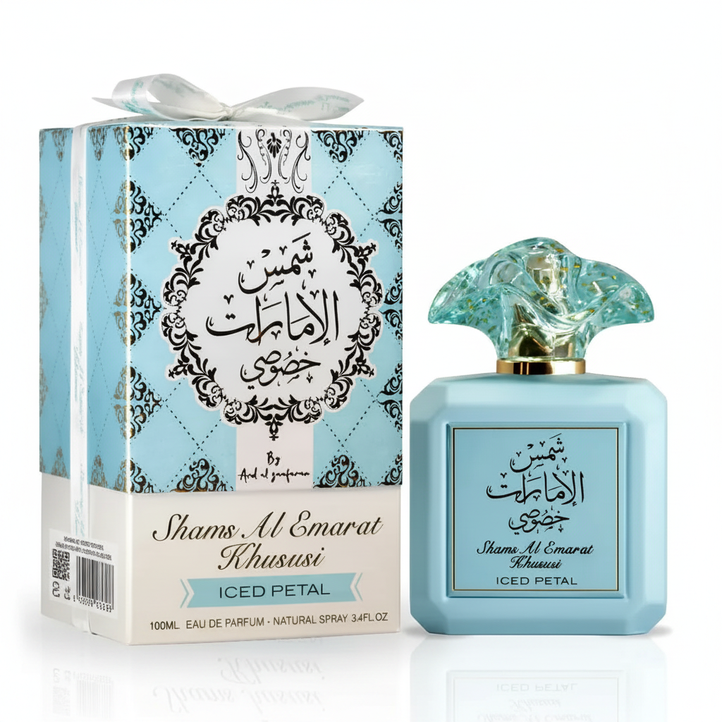 Shams Al Emarat Khususi Iced Petal Eau de Parfum Spray 100ml (3.4 oz) by Ard Al Zaafaran