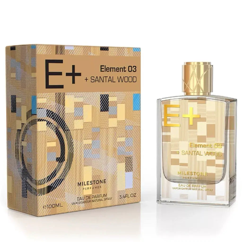 Element 03 Santal Wood EDP Perfume By Milestone Emper 100 MLًں¥‡Niche UAE Fragًں¥‡