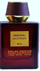 Brown Leather by Fragrance World, 100ML (EDP) for Men