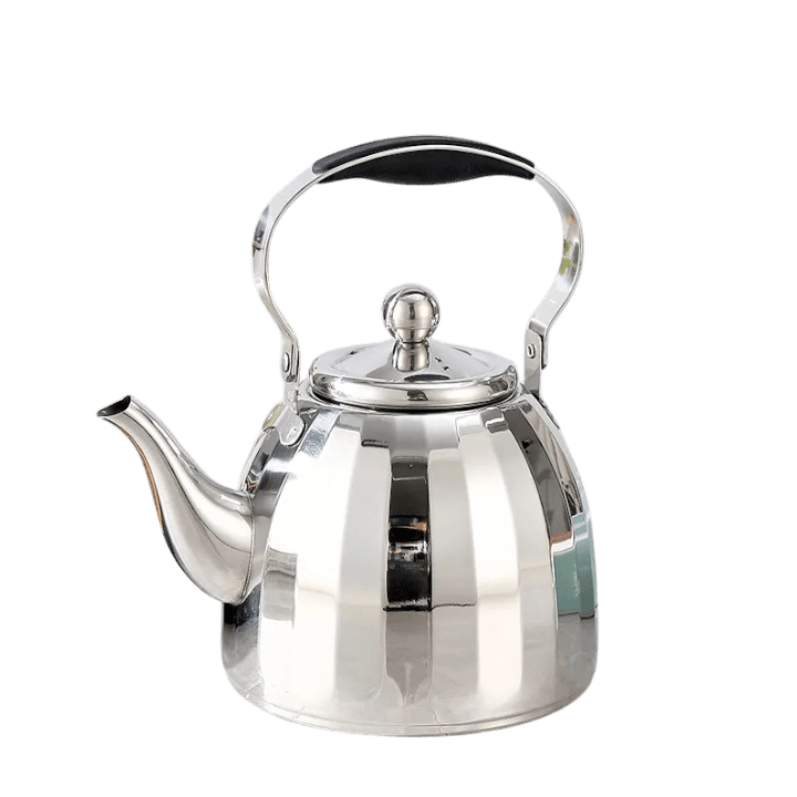 1L/1.5L/2L Silver Thickened Water Kettle with Infuser Stainless Steel Rapid Heating Boiling Water Pot Teapot For Home Tea Kettle
