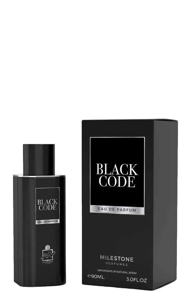 MILESTONE BLACK CODE 90MLS EDP NEW BOXED SEALED FREE P&P