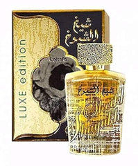 Lattafa Sheikh Al Shuyukh Luxe Edition Perfume for Men, 3.4 fl oz EDP - Luxurious, Long-lasting Oriental-Spicy Scent with Rose, Cinnamon, and Vanilla