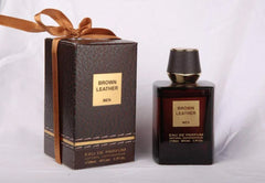 Brown Leather by Fragrance World, 100ML (EDP) for Men