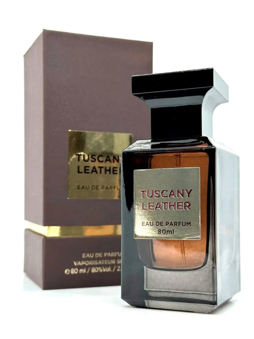 Tuscany Leather by Fragrance World, 100ML (EDP) for Unisex