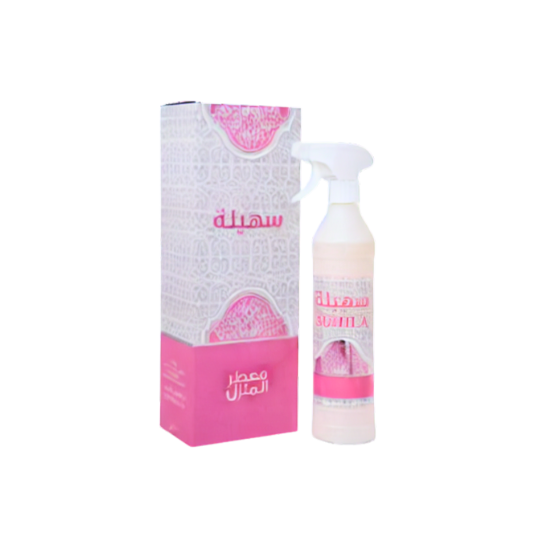 Banafa Suhila 500ml Scented Perfumed Freshener â€“ Versatile Aroma Spray for Air, Carpet, Bedding, Curtains, Furniture & Car Interiors