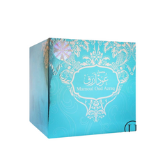 Diamond Blue Diamond Oud Bakhoor 60g Sticks - Premium Sandalwood Fragrance for Odor Removal & Tranquil Atmosphere