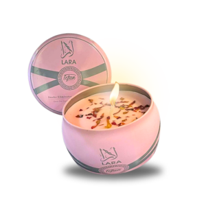 Lara Pink Scented Candle – 8 oz