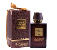 Brown Leather by Fragrance World, 100ML (EDP) for Men