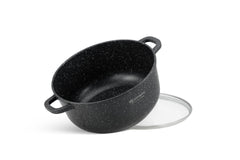 5-Piece Cookware Set with Ceramic-Marble Coating