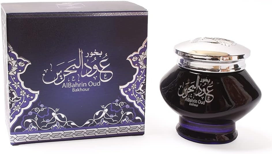 Bakhoor Albahrain Al Oud – Premium Arabian Incense, Long-Lasting Oud Fragrance – 40g Traditional Bakhoor for Home, Office & Special Occasions