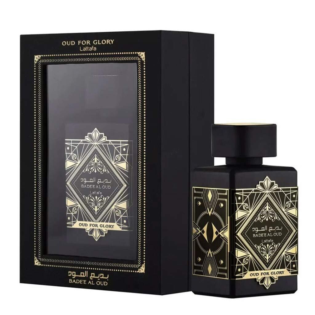 Lattafa Bade'e Al Oud Oud for Glory Eau De Parfum 100ml - Luxurious Unisex Oud Fragrance with Long-Lasting Aroma and Sophisticated Blend