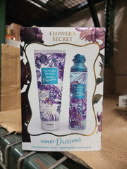 FLOWERS SECRET VIOLET DREAMS fragrance mist by emper ( 250 ml & moisturising lotion 250ml )