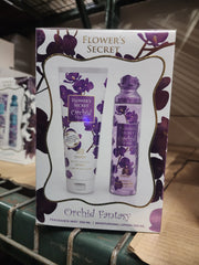 FLOWERS SECRET ORCHID FANTASY by emper ( fragrance mist 250ml & moisturising lotion 250ml )